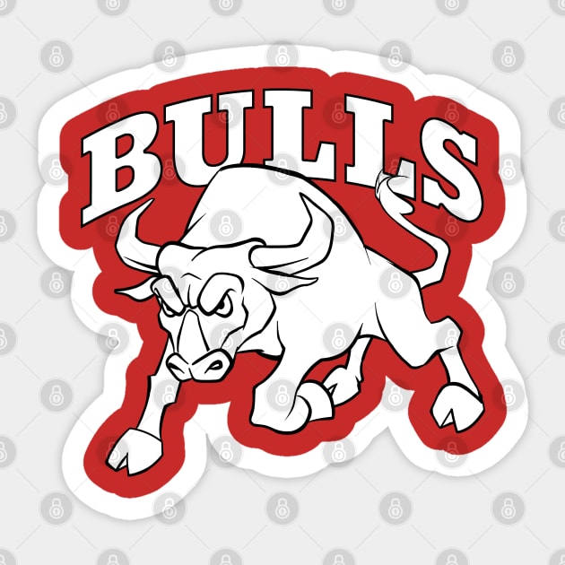 Bulls Mascot Sticker by Generic Mascots